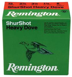 Remington Heavy Dove Loads 12GA 2.75-inch 1-1/8oz #7.5 Shot 25rds