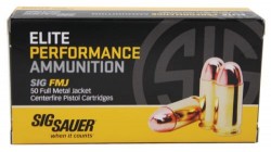 SIG Sauer Elite Performance FMJ Ammunition - Copper