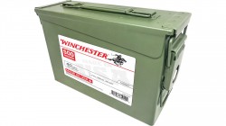 Winchester USA40AC USA 40 Caliber S&W 165 Grain FMJ 500 Round Ammo Can