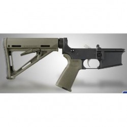 Anderson Complete Assembled AR-15 Lower Receiver, Multi-Cal, Magpul Stock and Grip, Olive Drab B2-K402-B002