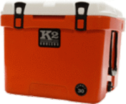 K2 Coolers Summit Series 30 Qt Coll Series Orange/White S300W