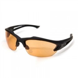 Edge Tactical Eyewear Acid Gambit Black frame with Tiger's Eye Lens Shooting Glasses