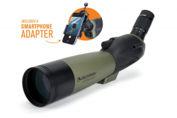 CELESTRON ULTIMA 20-60X80MM ANGLED ZOOM SPOTTING SCOPE WITH SMARTPHONE ADAPTER