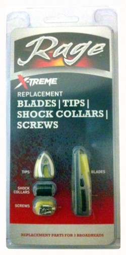 RAGE Xtreme Two-Blade Replacement Blades - Stainless Steel